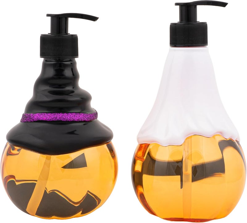 simple pleasures Ghost & Witch Pumpkins, Apple Pie & Pumpkin Spice Scented Liquid Hand Soap Dispensers - Autumn & Halloween Novelty Decorative Refillables for Kitchen Countertops and Bathroom Sinks - Image 3